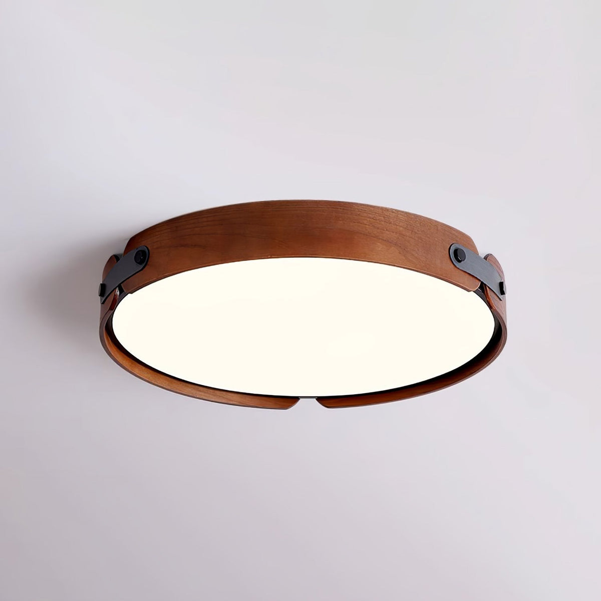 Rosestead Wood Flush Mount Ceiling Light