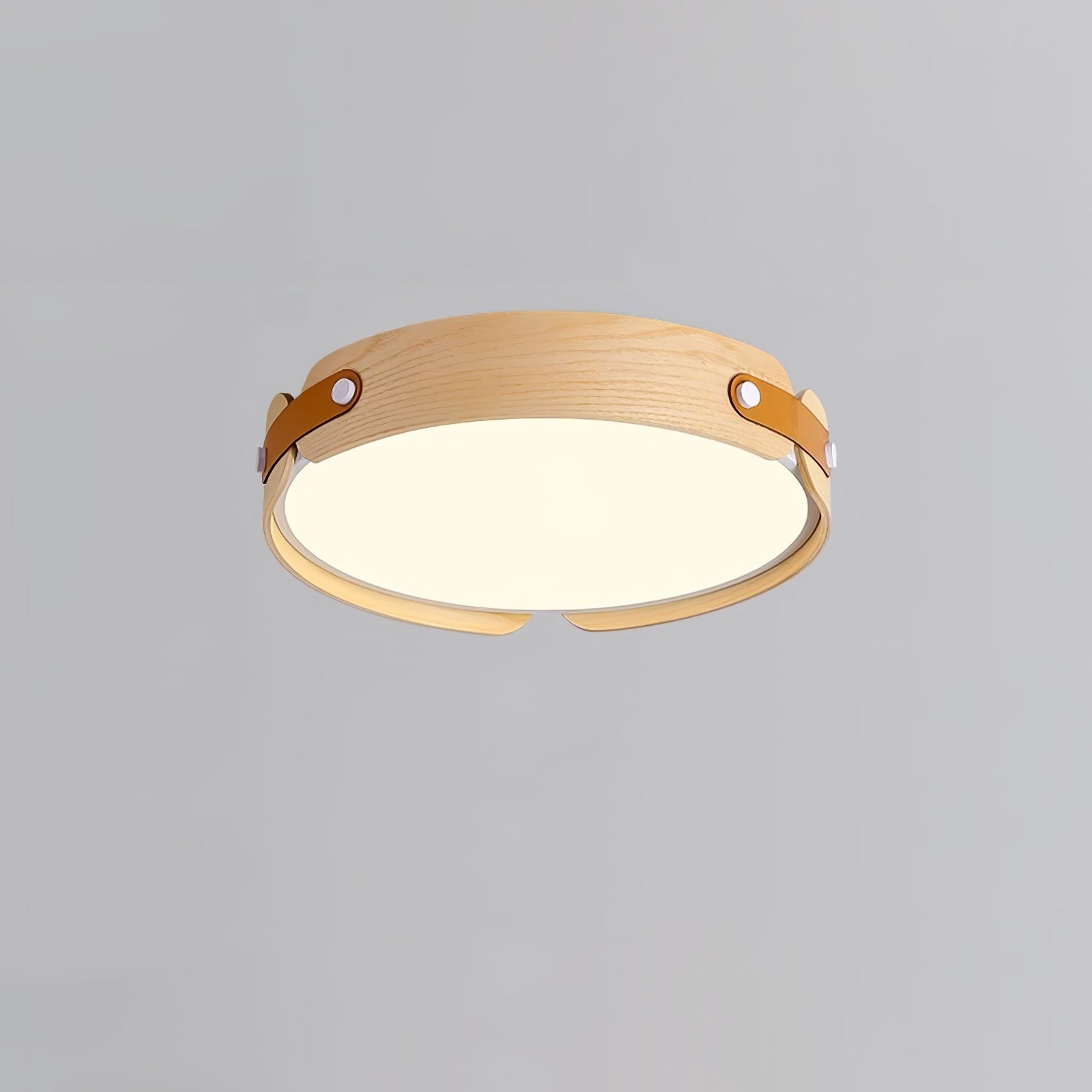 Rosestead Wood Flush Mount Ceiling Light