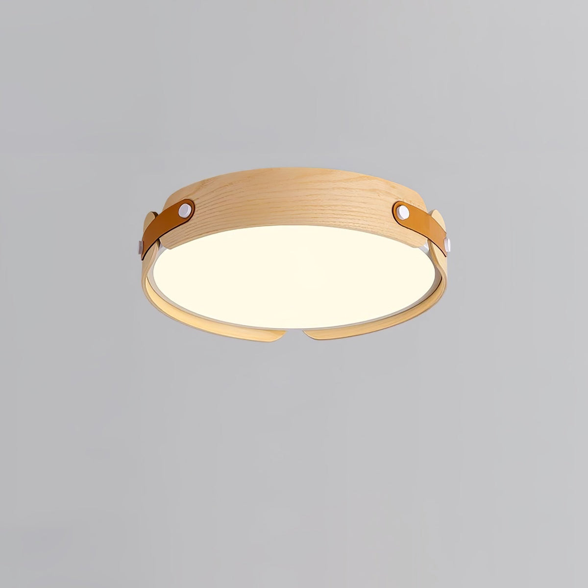 Rosestead Wood Flush Mount Ceiling Light