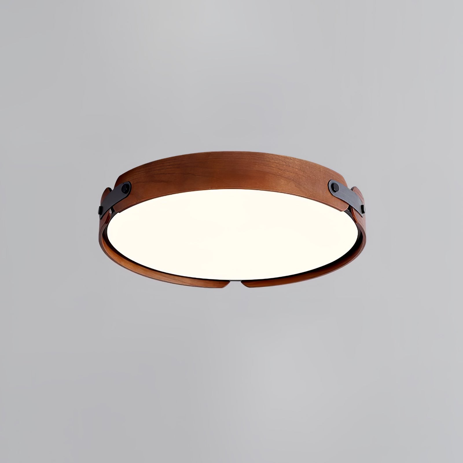 Rosestead Wood Flush Mount Ceiling Light