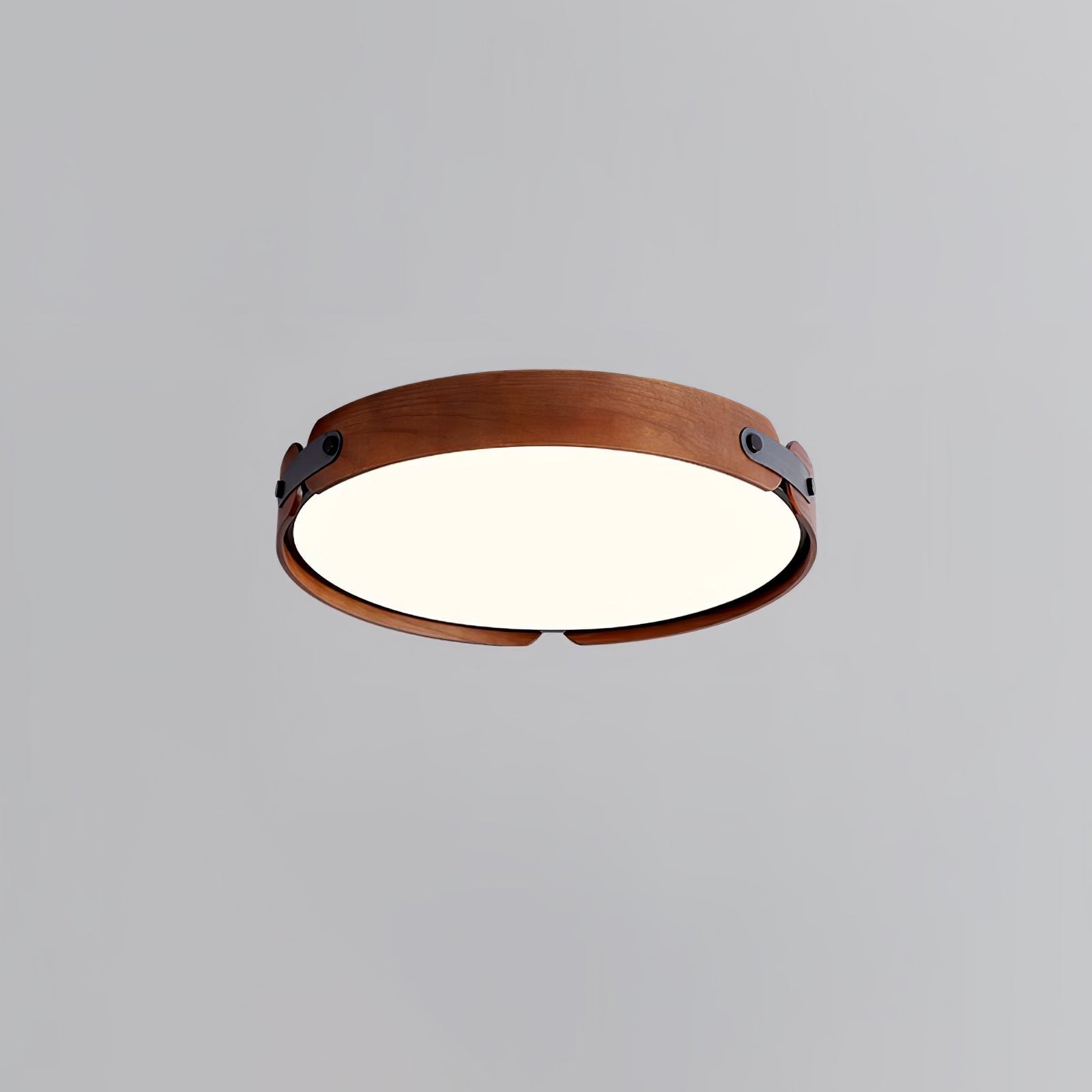 Rosestead Wood Flush Mount Ceiling Light