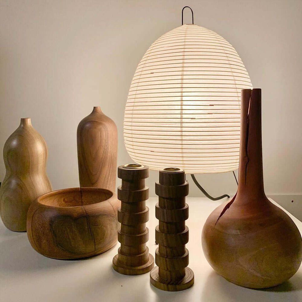 Tranquilux Paper Japanese-Inspired Table Lamp