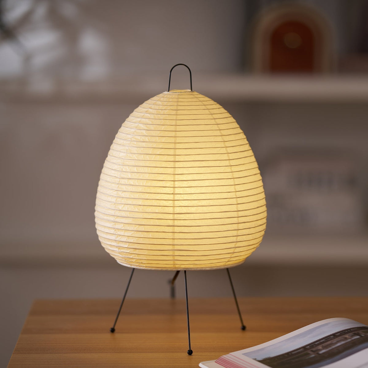 Tranquilux Paper Japanese-Inspired Table Lamp