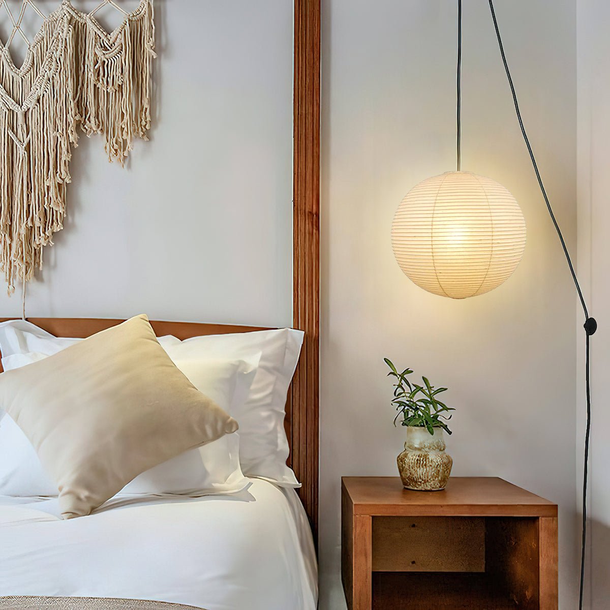 Niveriella Pendant Lamp Paper Lantern for Living Room