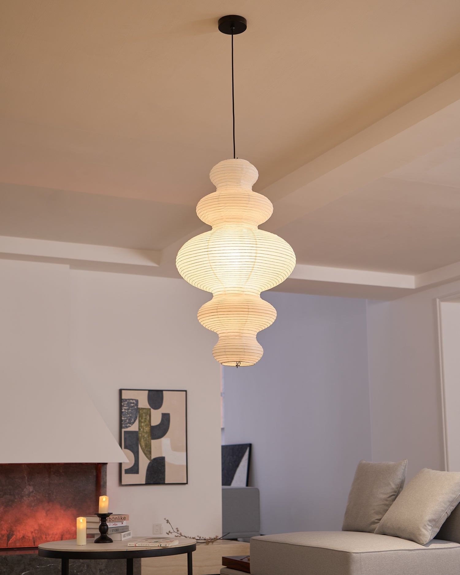 Akari Juni Pendant Lamp - Neutral Decor