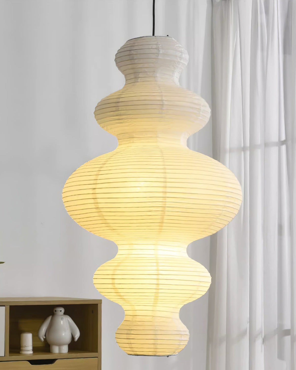 Lythaaris Natural Art Swag Pendant Lamp
