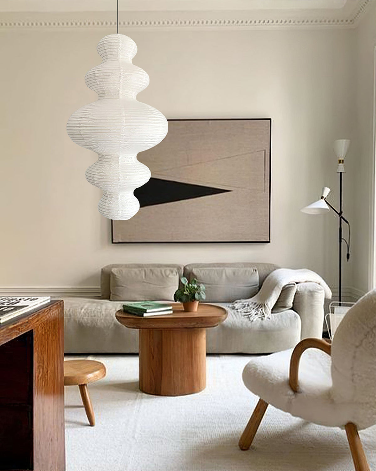 Lythaaris Natural Art Swag Pendant Lamp
