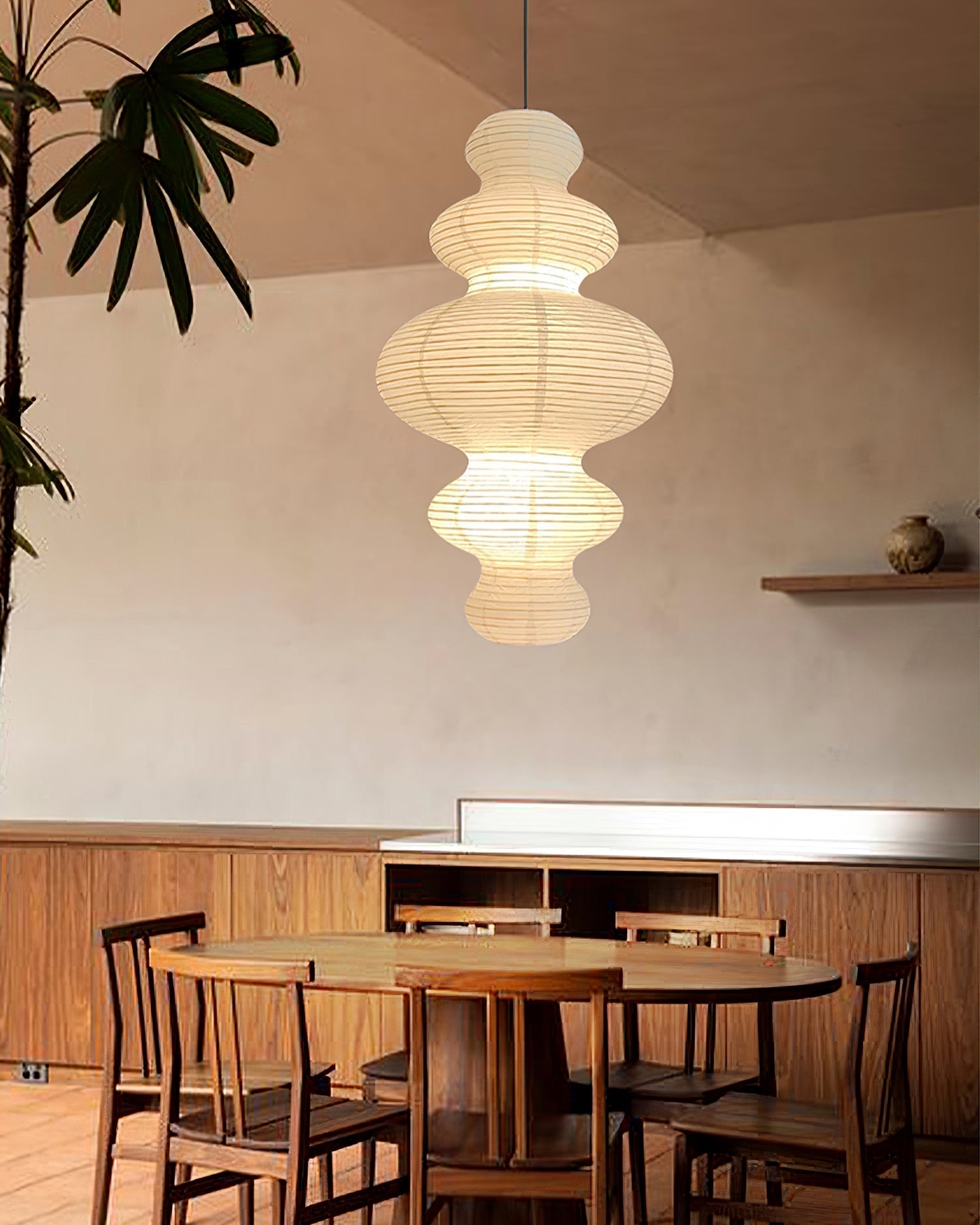 Lythaaris Natural Art Swag Pendant Lamp