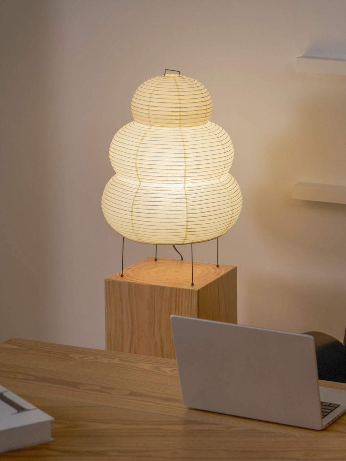 Tranquilux Paper Japanese-Inspired Table Lamp