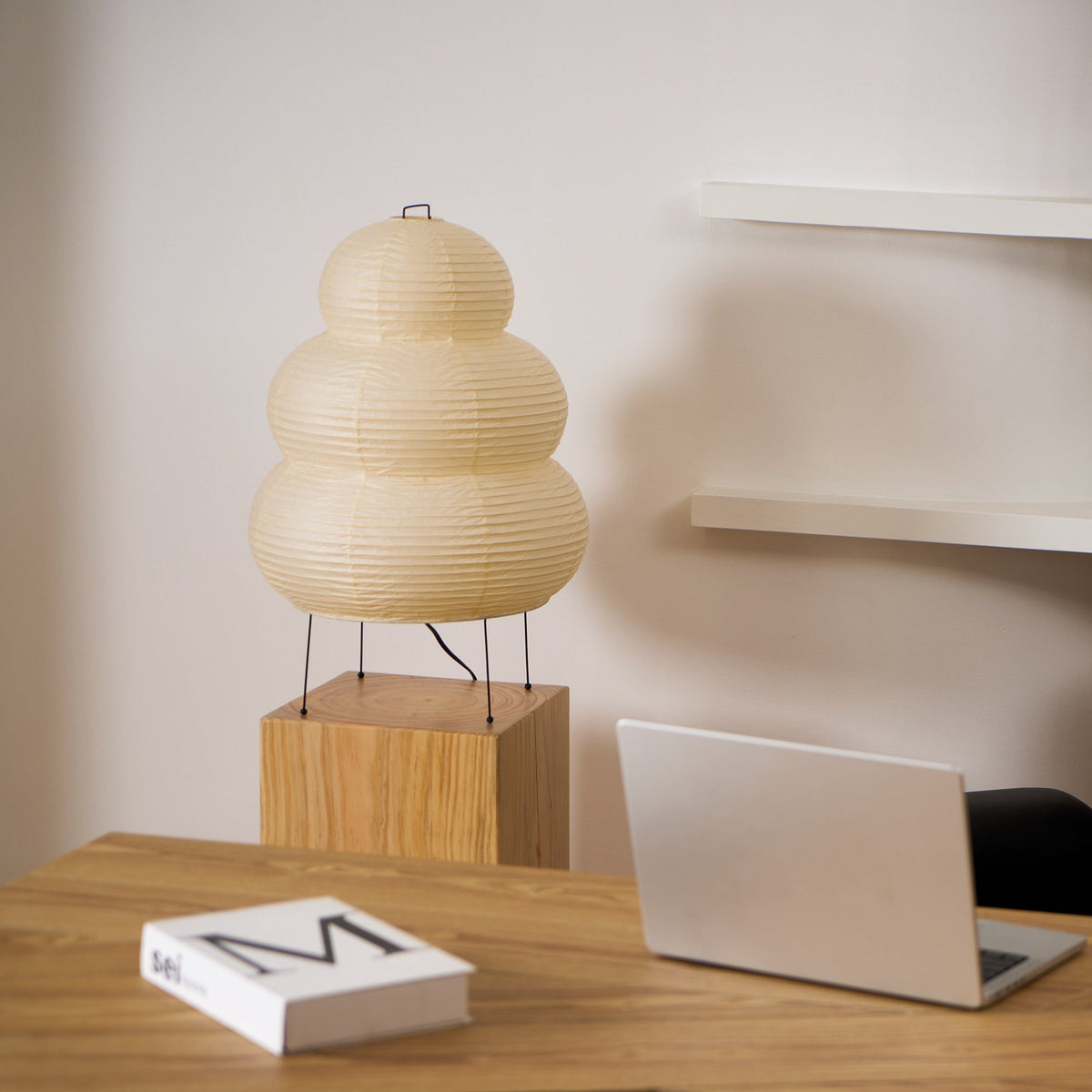 Tranquilux Paper Japanese-Inspired Table Lamp