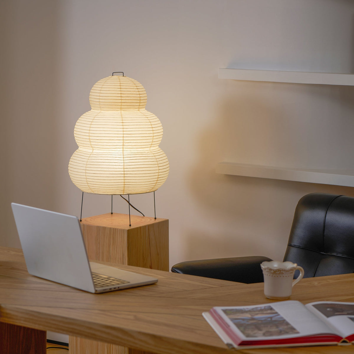 Tranquilux Paper Japanese-Inspired Table Lamp