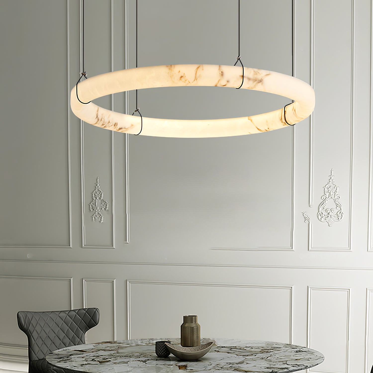 Avenisora Modern Alabaster Pendant Light