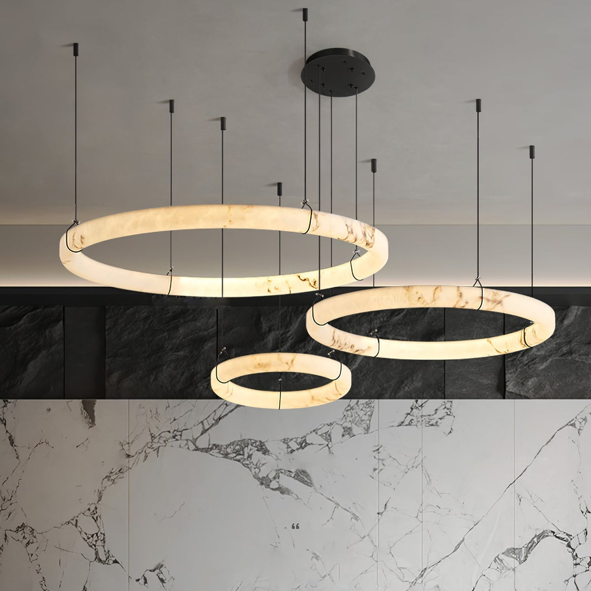 Avenisora Modern Alabaster Pendant Light