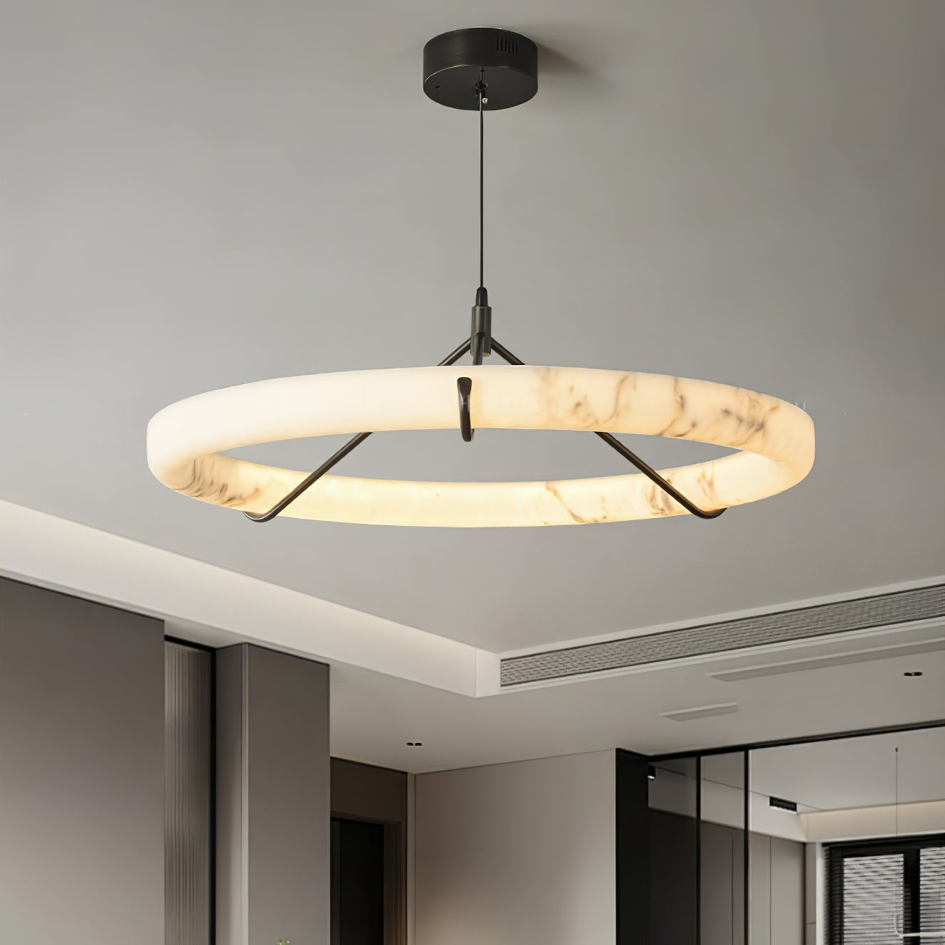 Avenisora Modern Alabaster Pendant Light