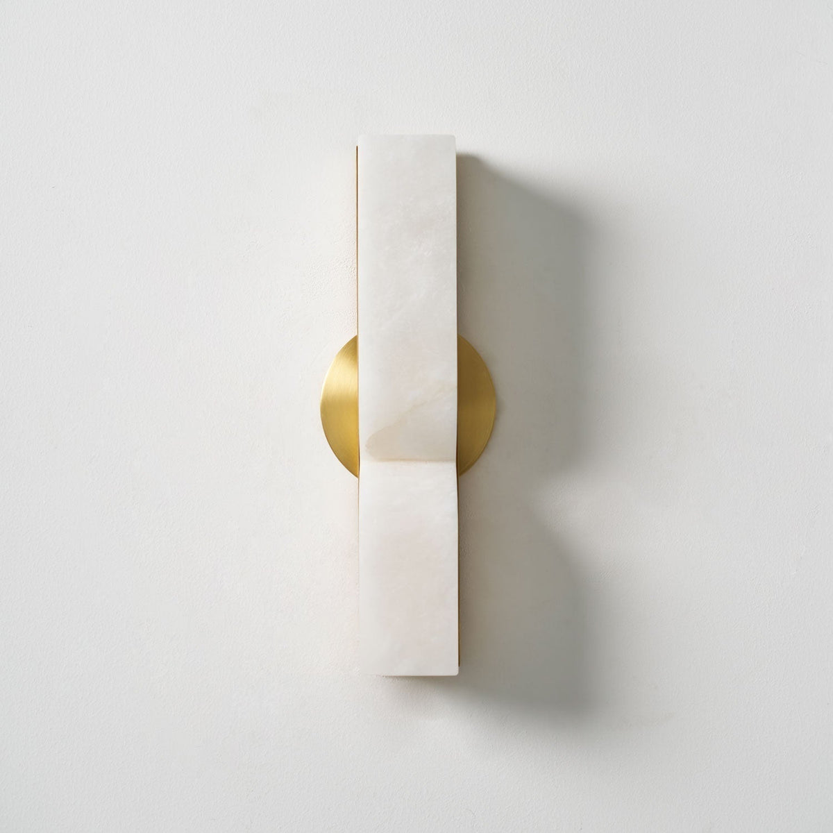 Lena Alabaster Rectangular Plug Wall Lamp