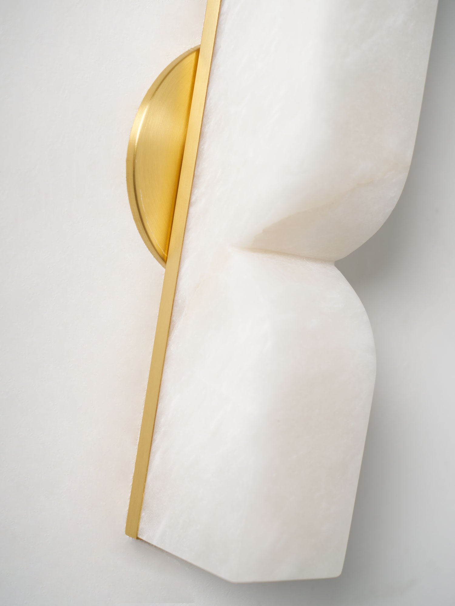 Lena Alabaster Rectangular Plug Wall Lamp