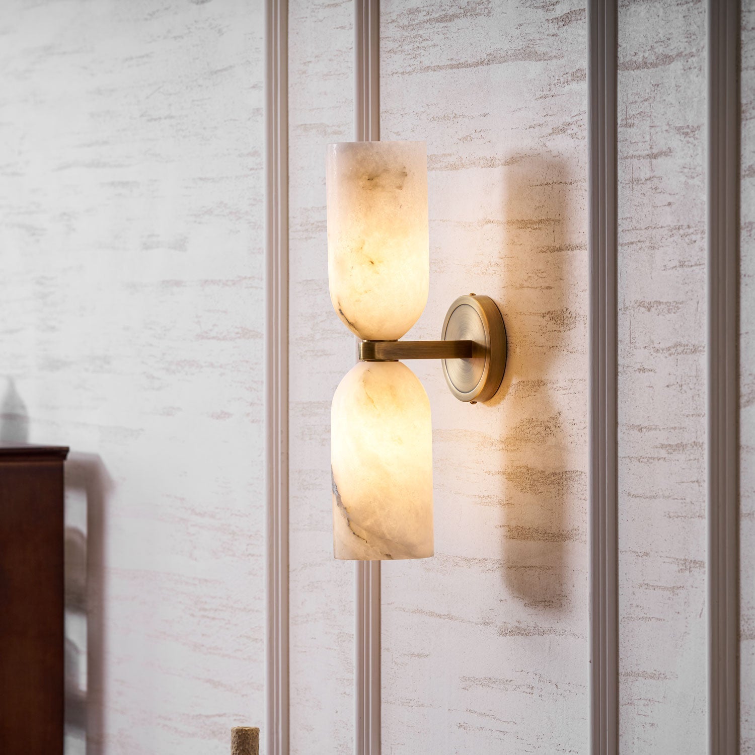 Nexus Modern Alabaster Wall  Light