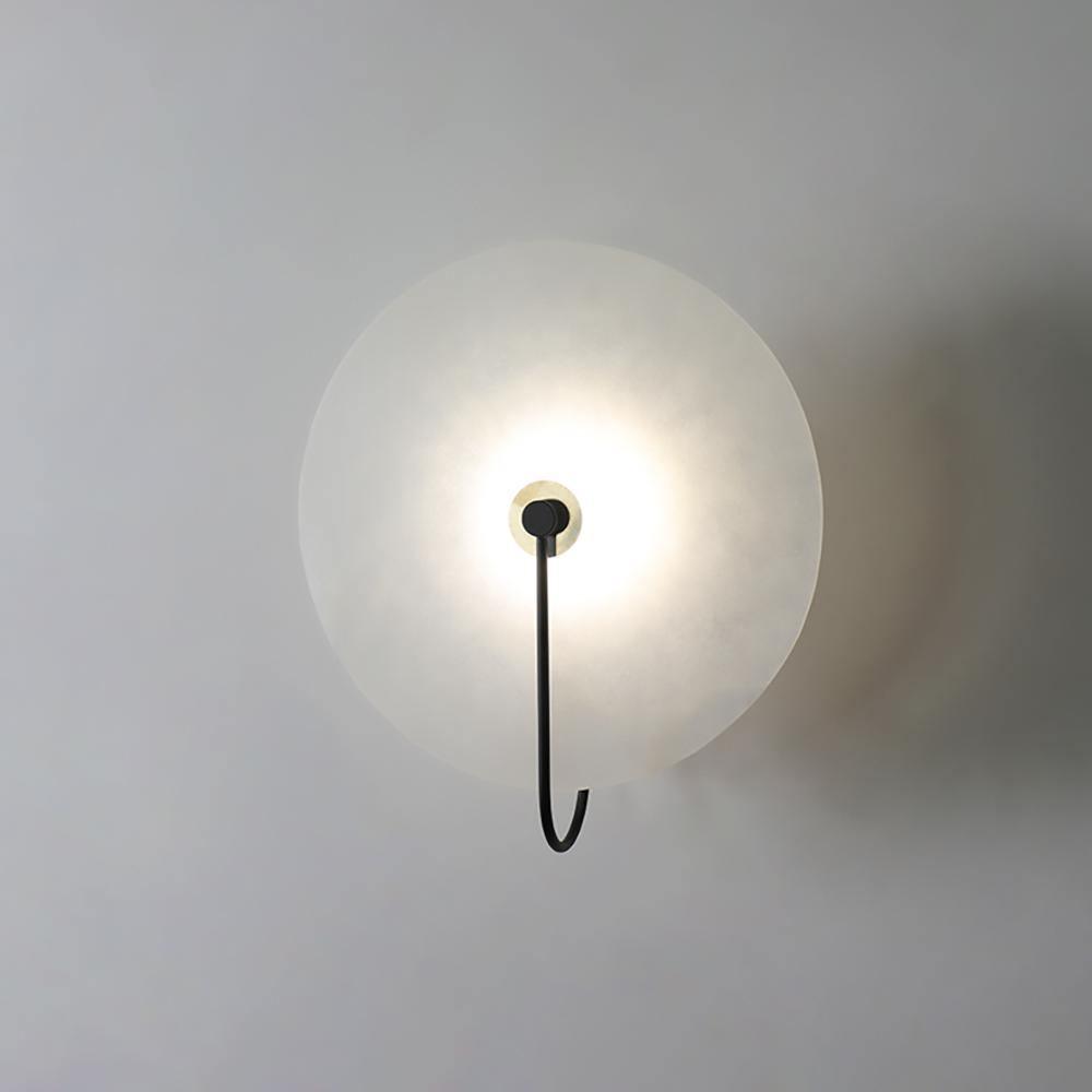 Albeenne Alabaster Globe Wall Lamp