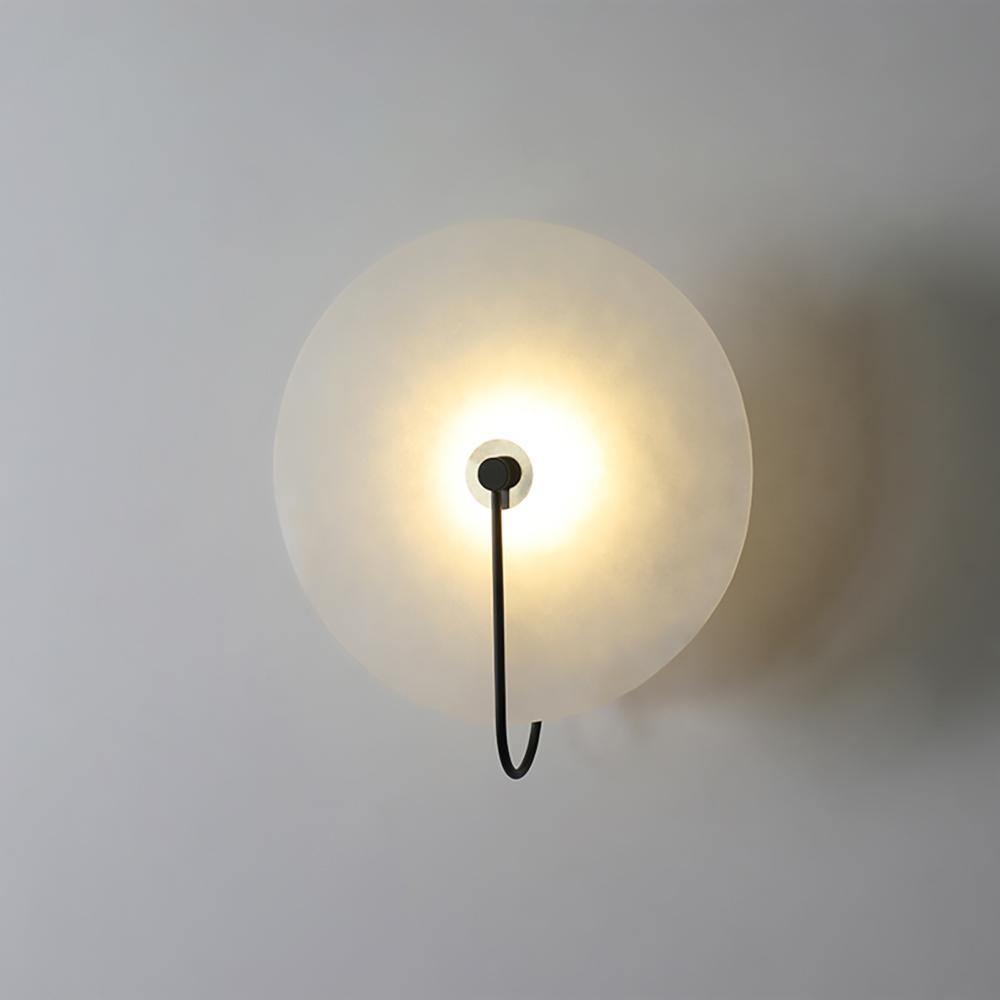 Albeenne Alabaster Globe Wall Lamp