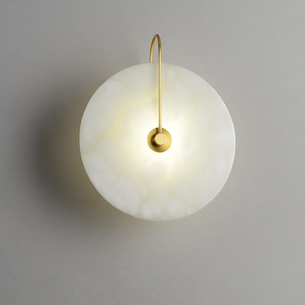 Albeenne Alabaster Globe Wall Lamp