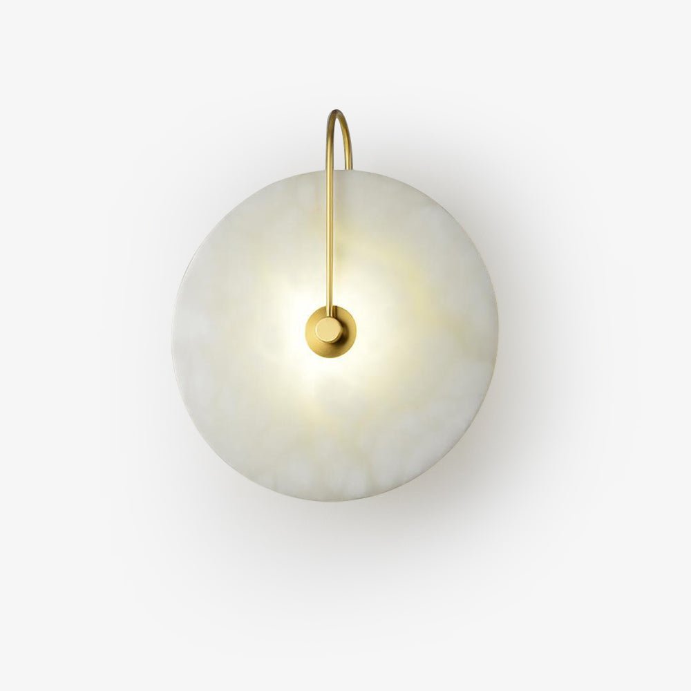 Albeenne Alabaster Globe Wall Lamp