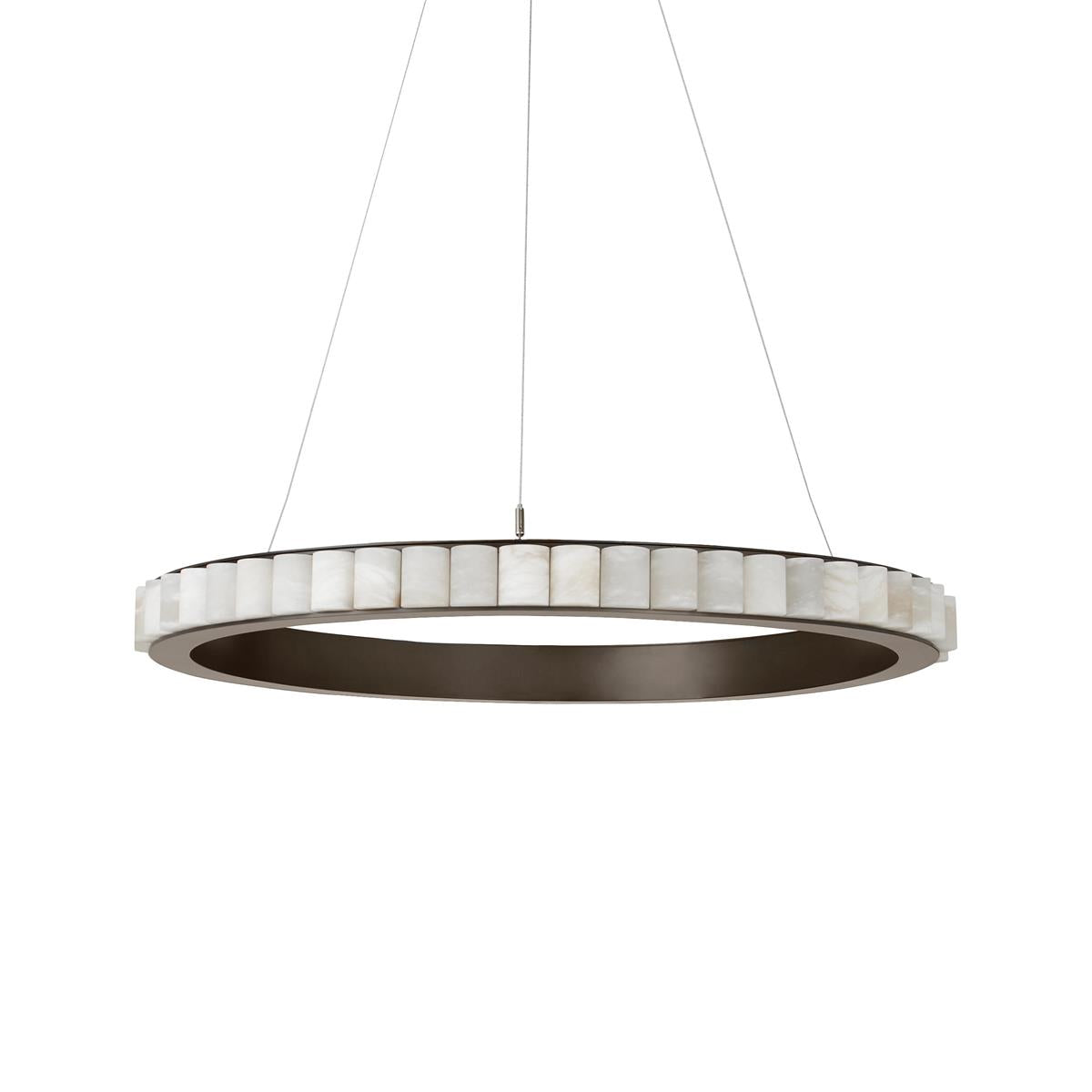 Aurelia Double Ring Alabaster Chandelier