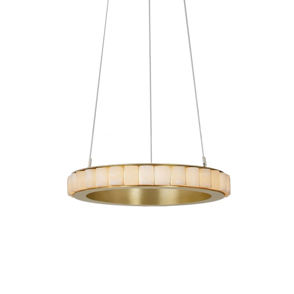 Aurelia Double Ring Alabaster Chandelier