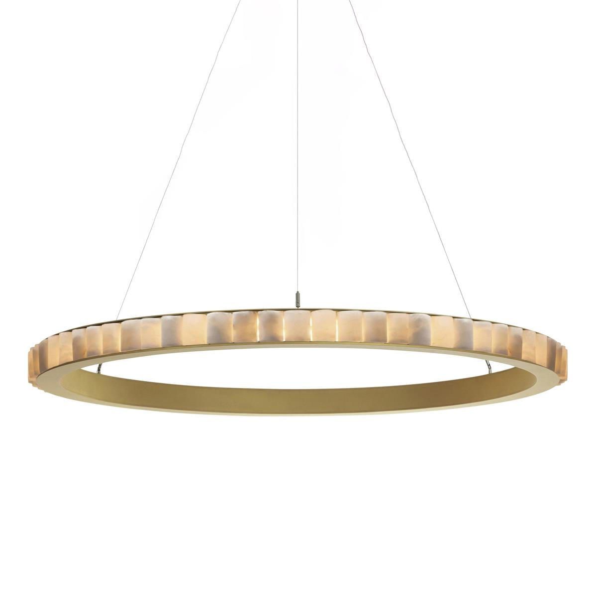 Aurelia Double Ring Alabaster Chandelier