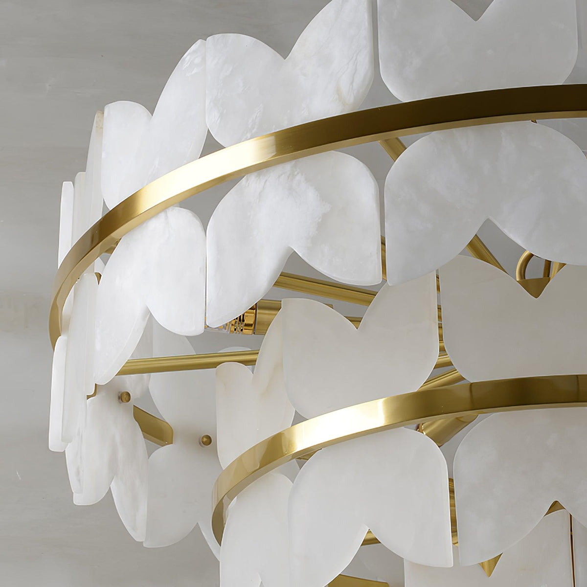 Seraphina Vintage Alabaster Chandelier Light