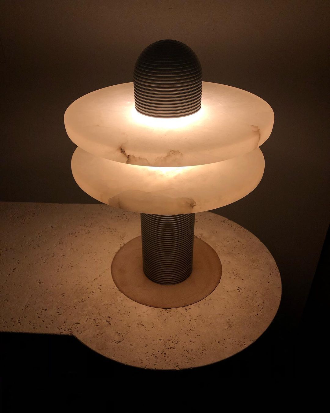Nerio Modern Alabaster Table Lamp