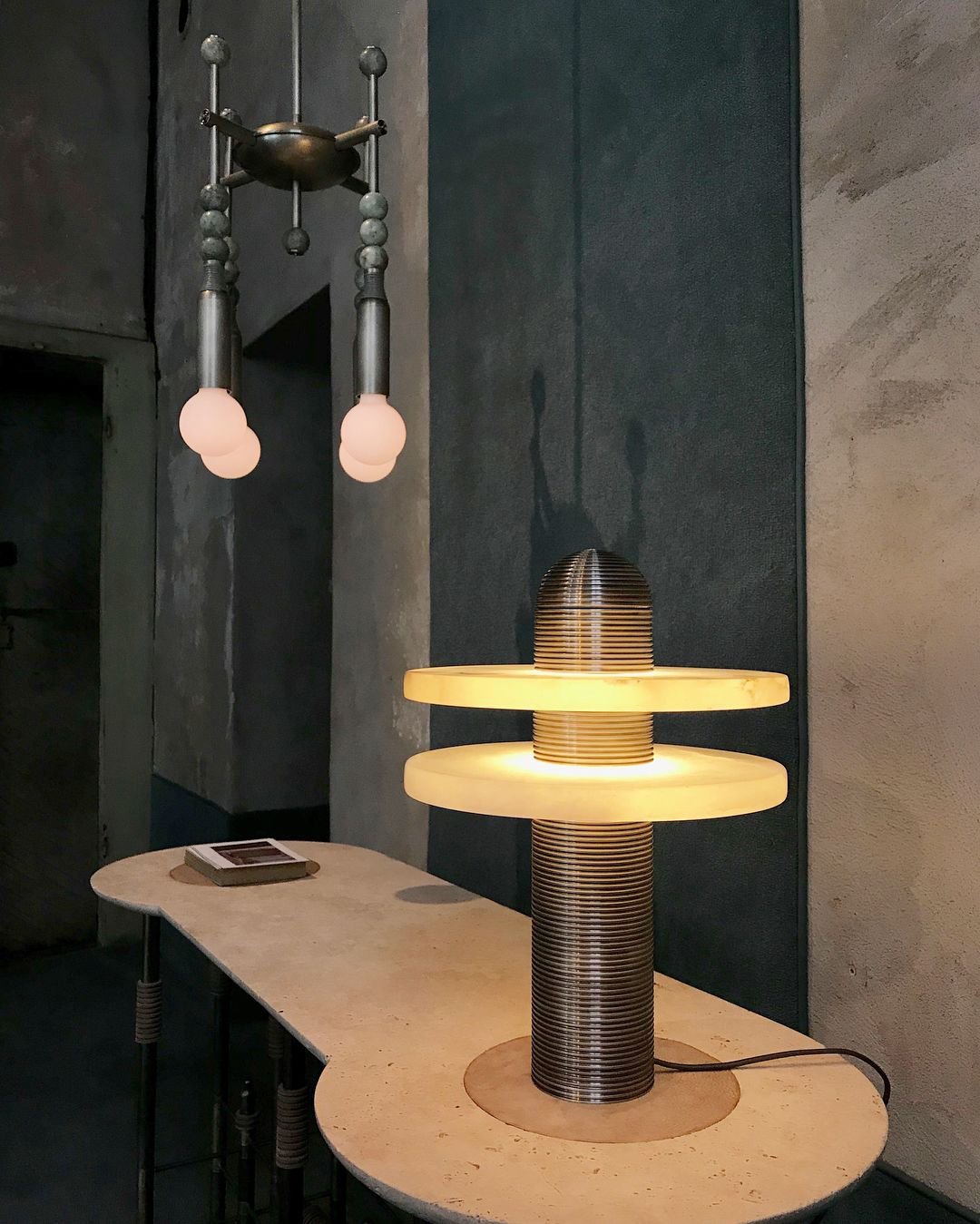 Nerio Modern Alabaster Table Lamp