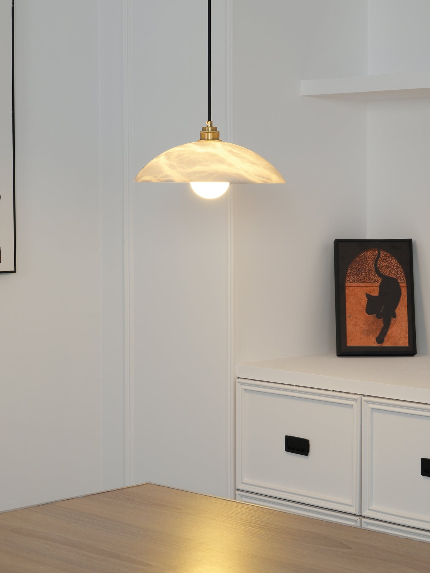 Westmere Alabaster Dome Pendant Light