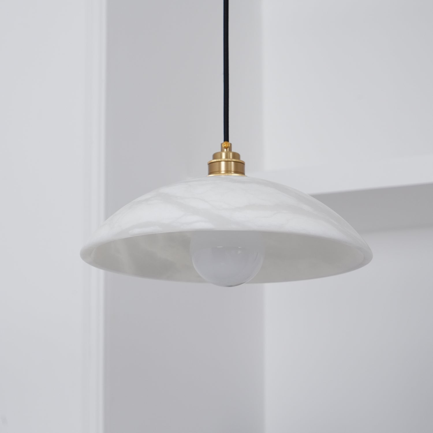 Westmere Alabaster Dome Pendant Light