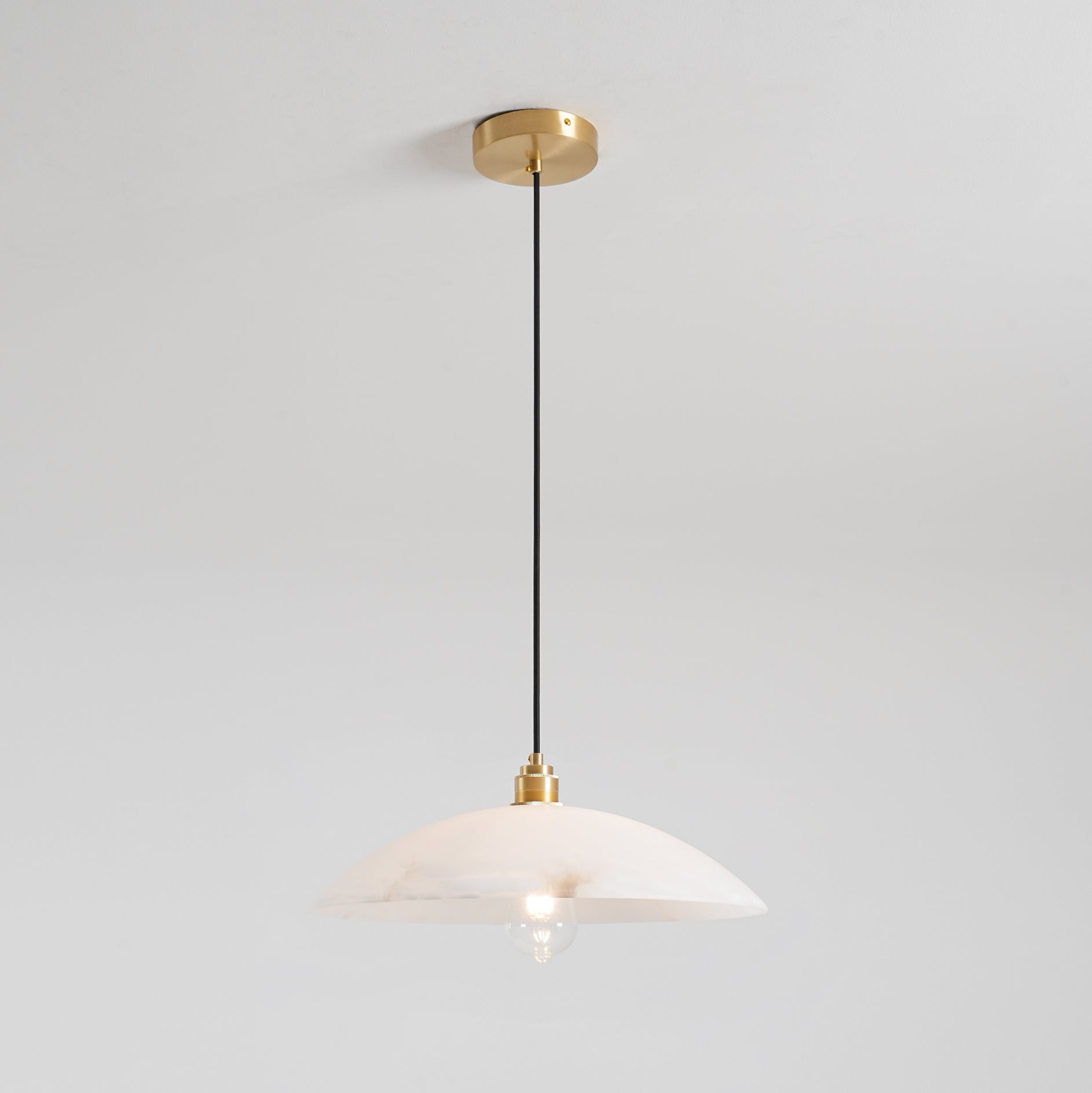 Westmere Alabaster Dome Pendant Light