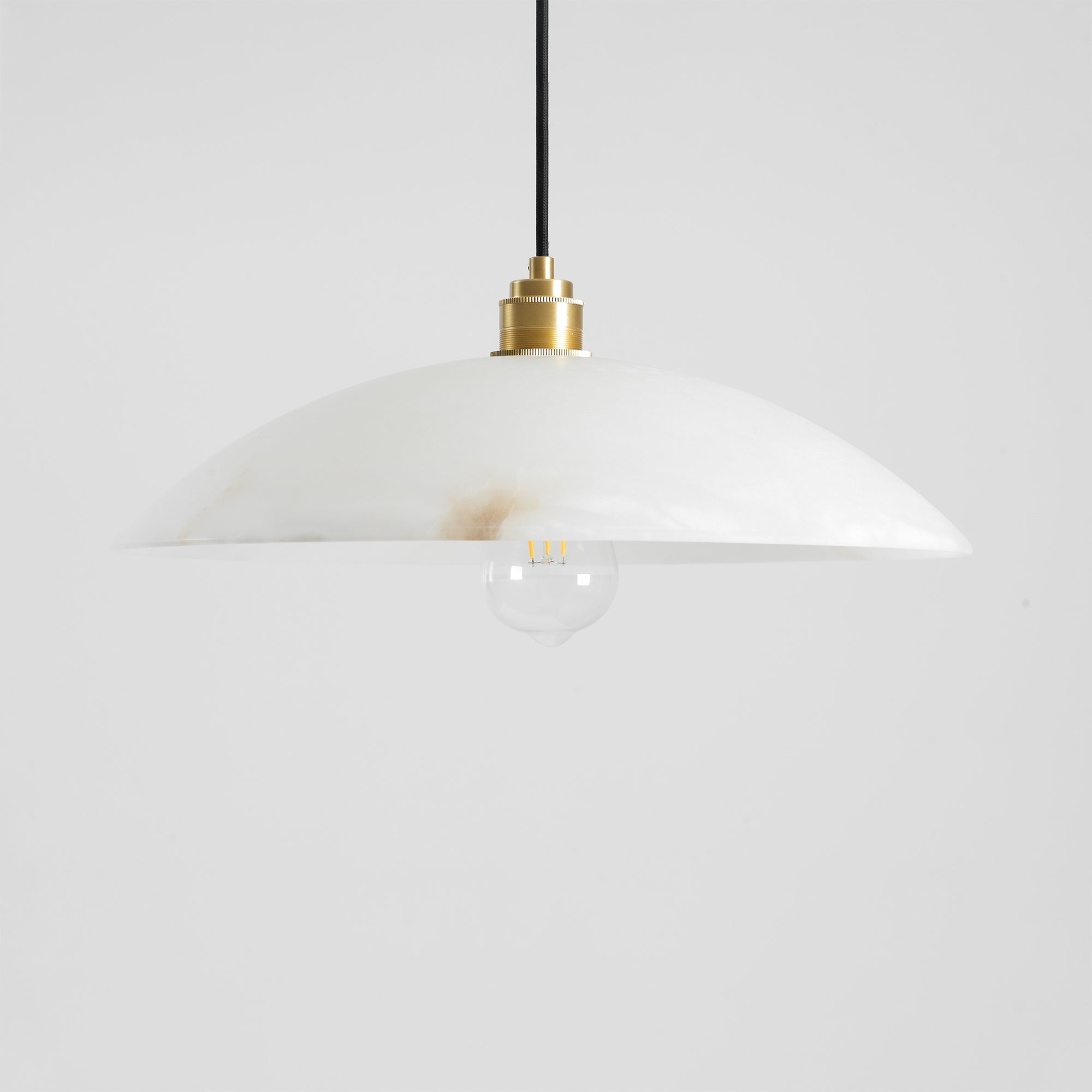 Ljomuvyd Individual Creativity Dome Alabaster Pendant Light
