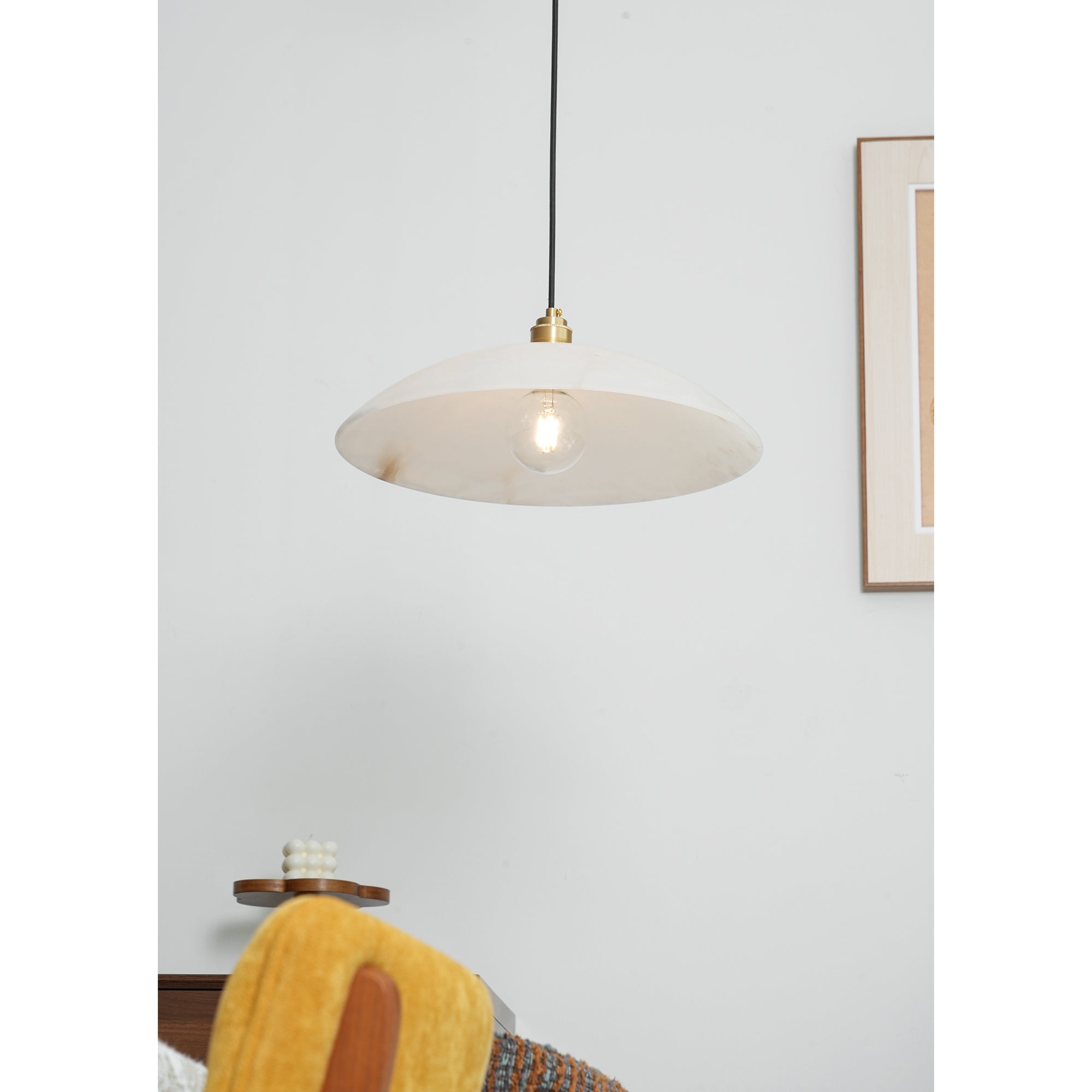 Westmere Alabaster Dome Pendant Light