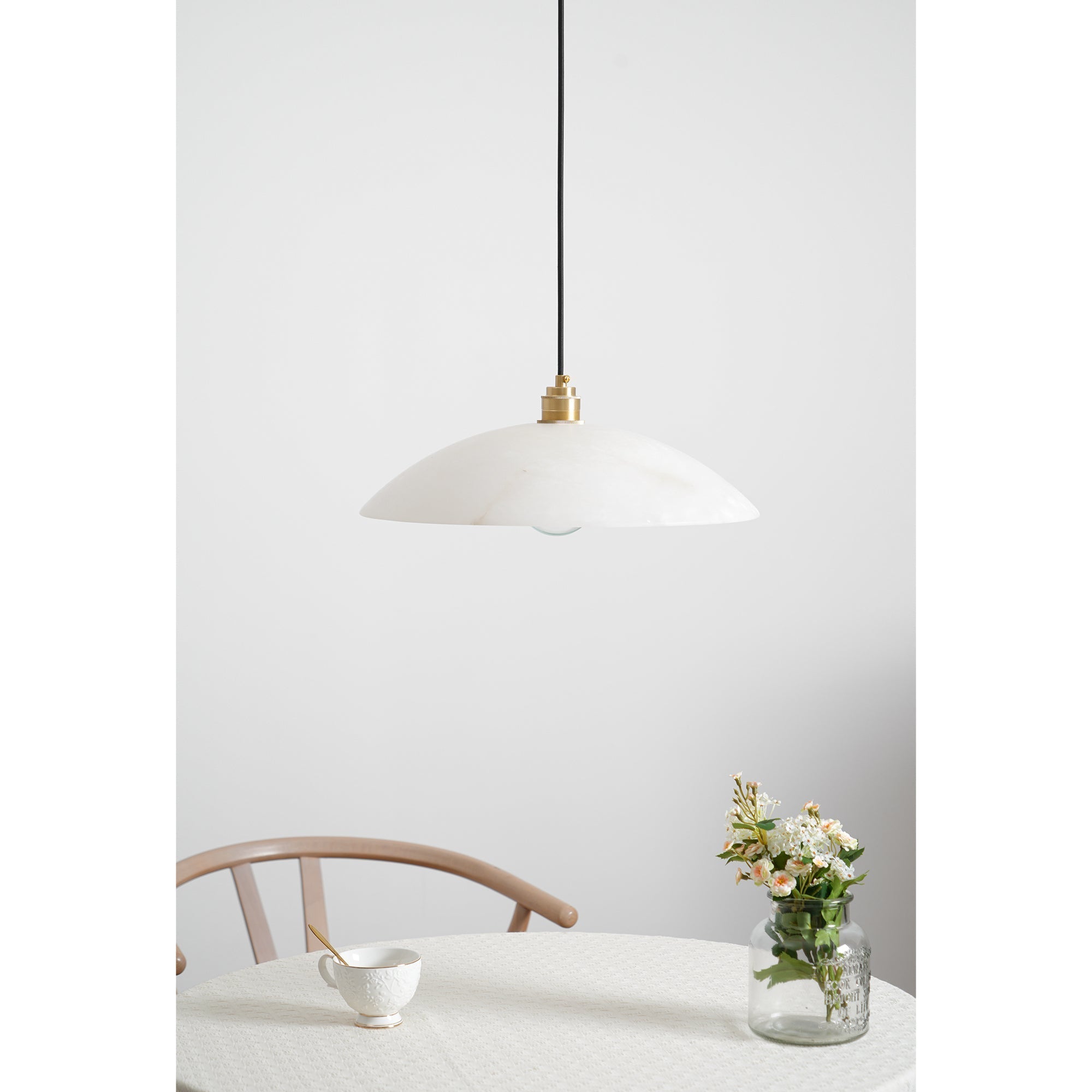 Westmere Alabaster Dome Pendant Light