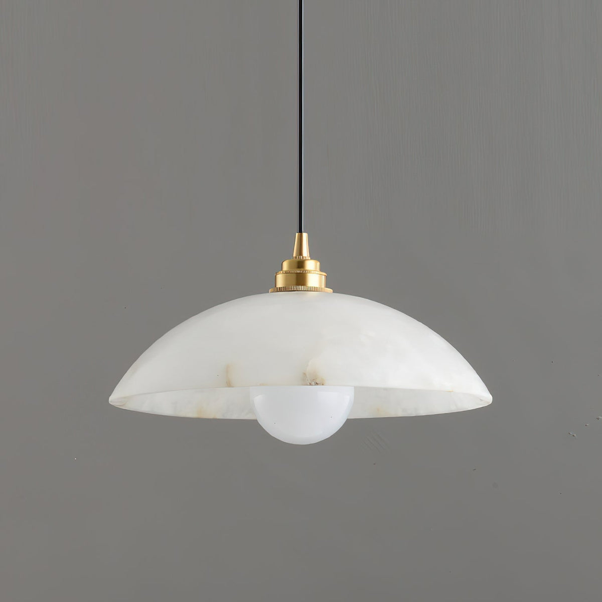 Ljomuvyd Individual Creativity Dome Alabaster Pendant Light