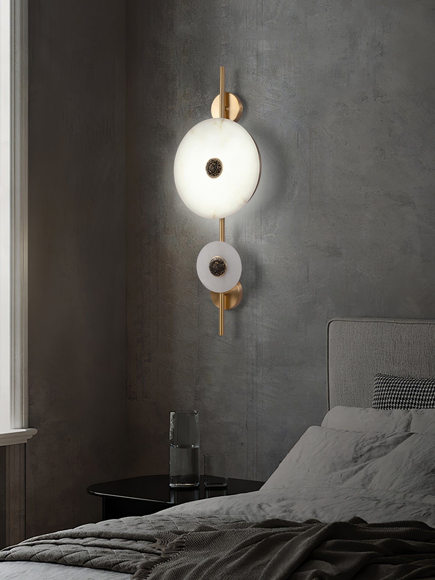 Evadne Alabaster Wall Lamp