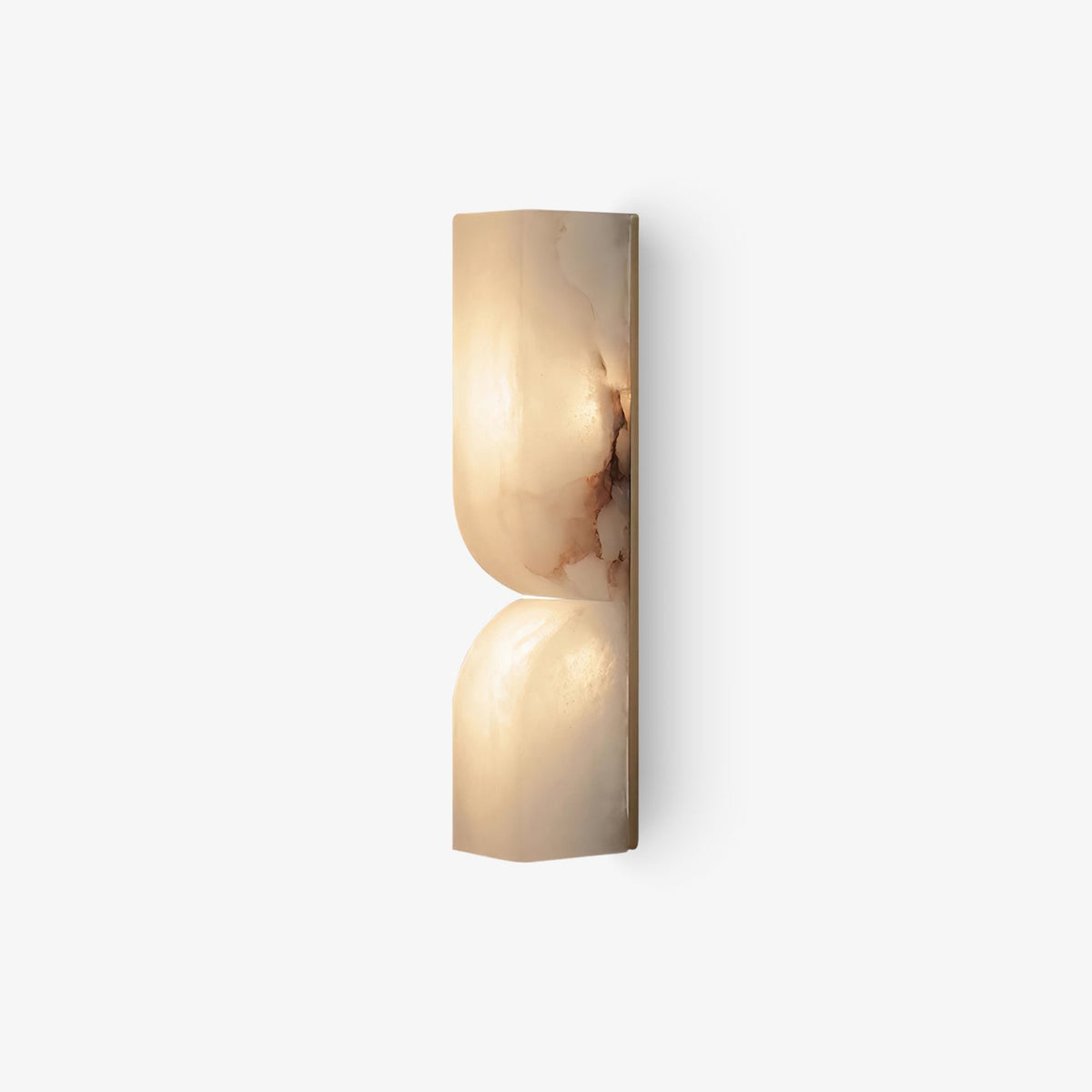 Lena Alabaster Rectangular Plug Wall Lamp