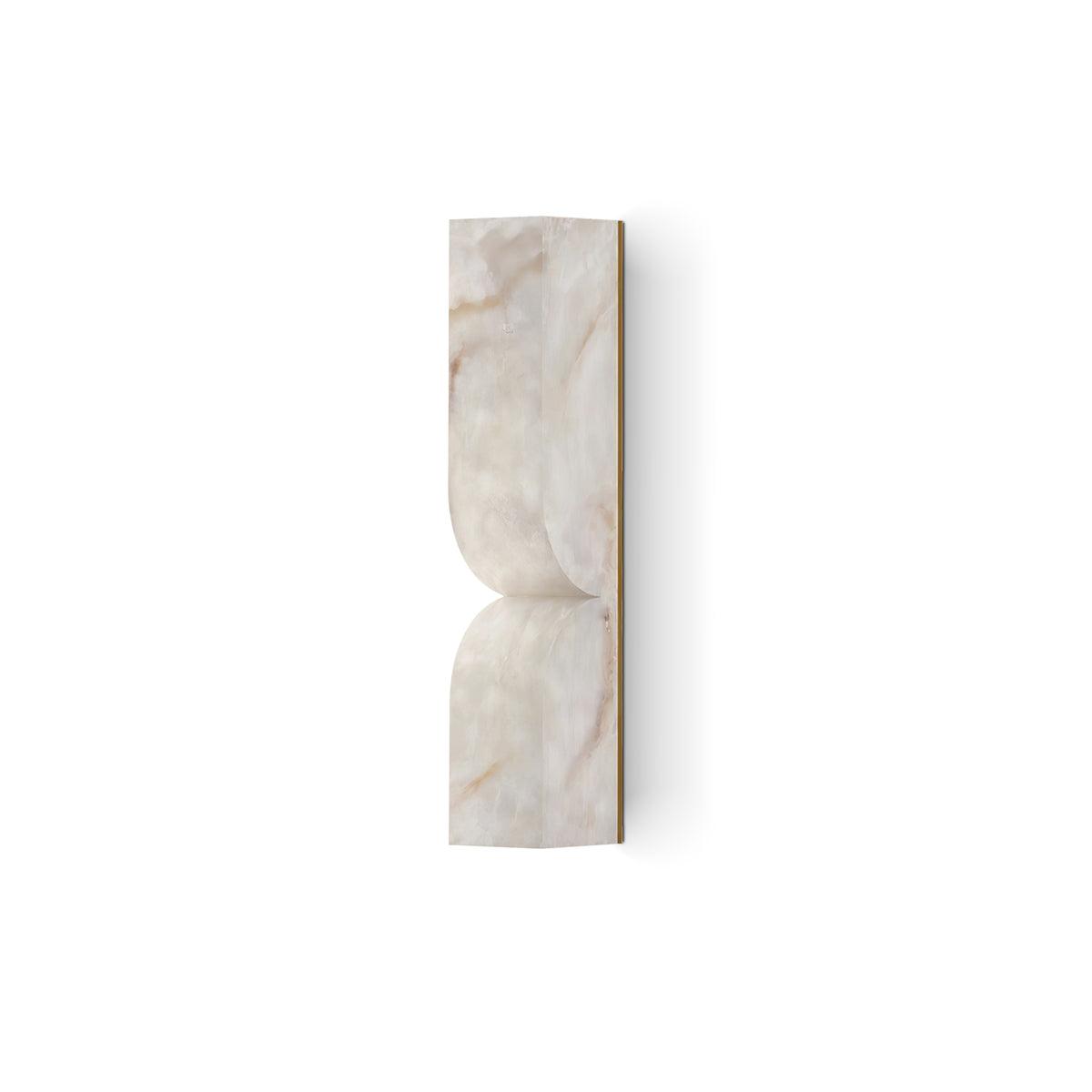 Niveelle Alabaster Rectangular Wall Lamp