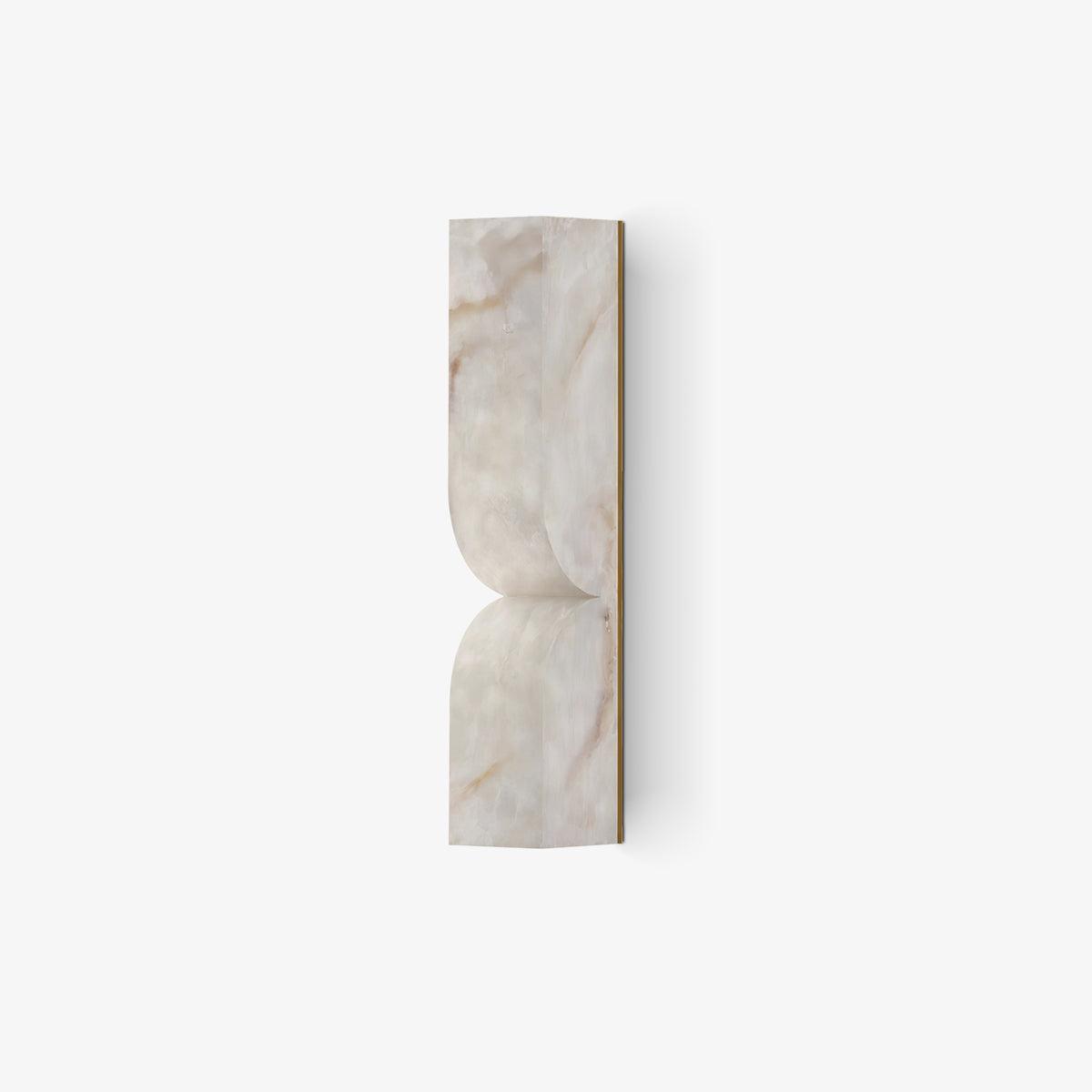 Lena Alabaster Rectangular Plug Wall Lamp