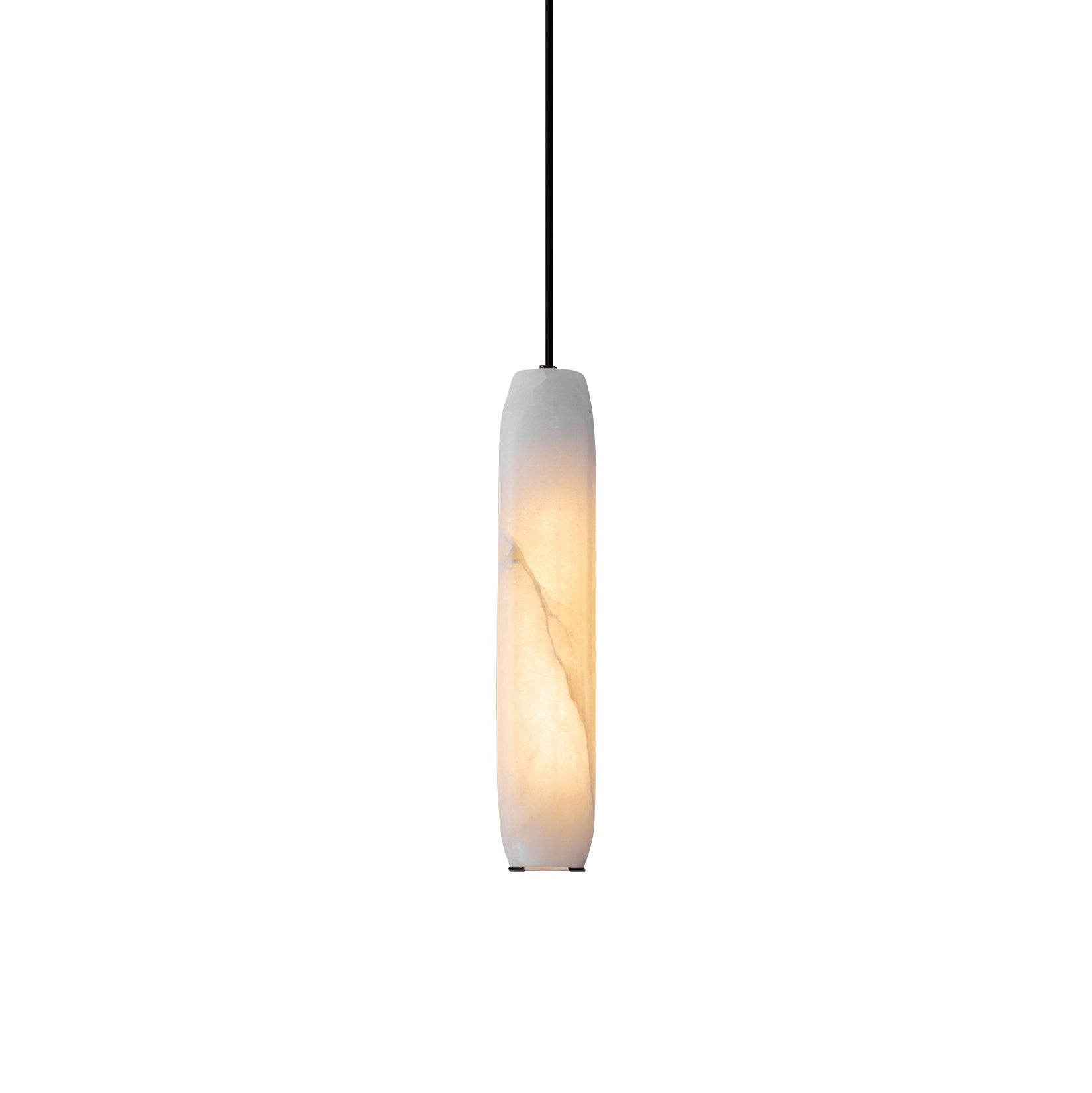 Orven Flute Modern Minimalist Alabaster Pendant Light