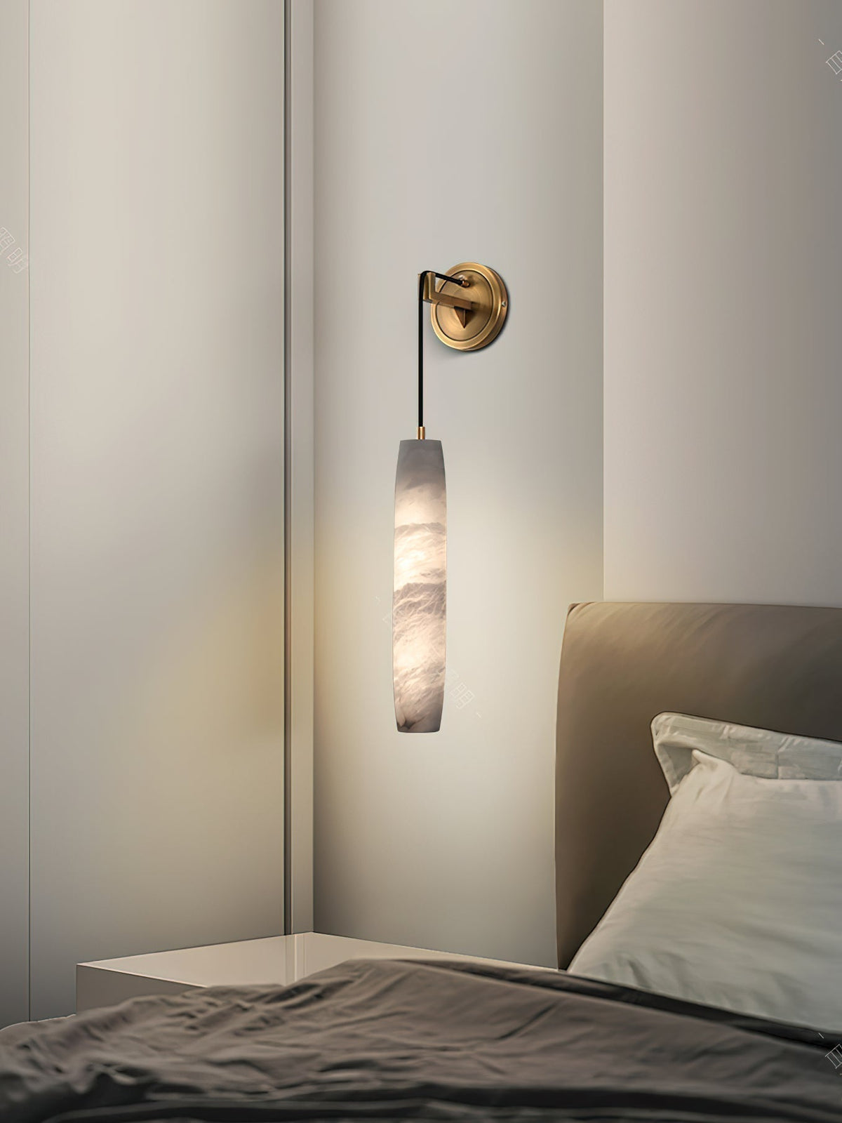 Alabaster Individual Creativity Flute  Wall Lamp