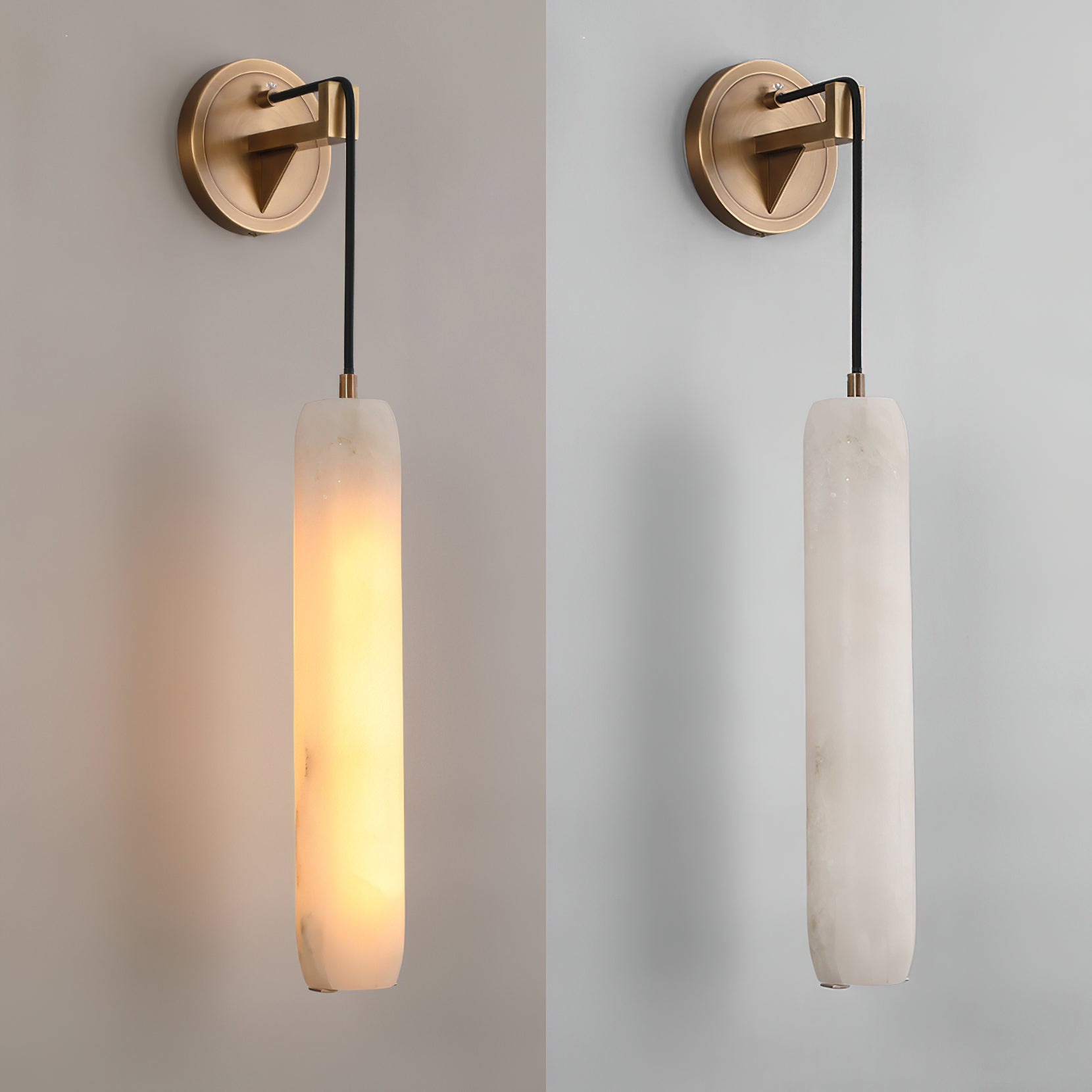Alabaster Individual Creativity Flute  Wall Lamp