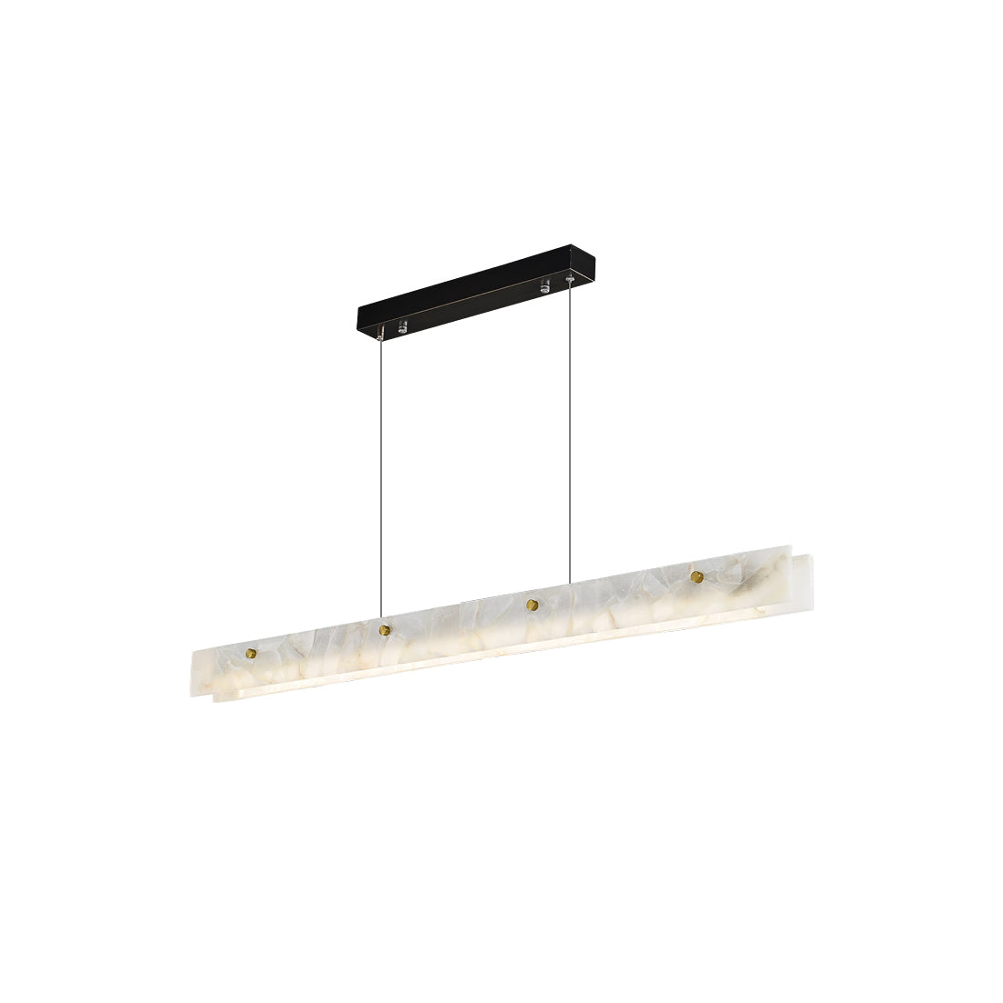 Vexor LED Modern Linear Alabaster Pendant Light