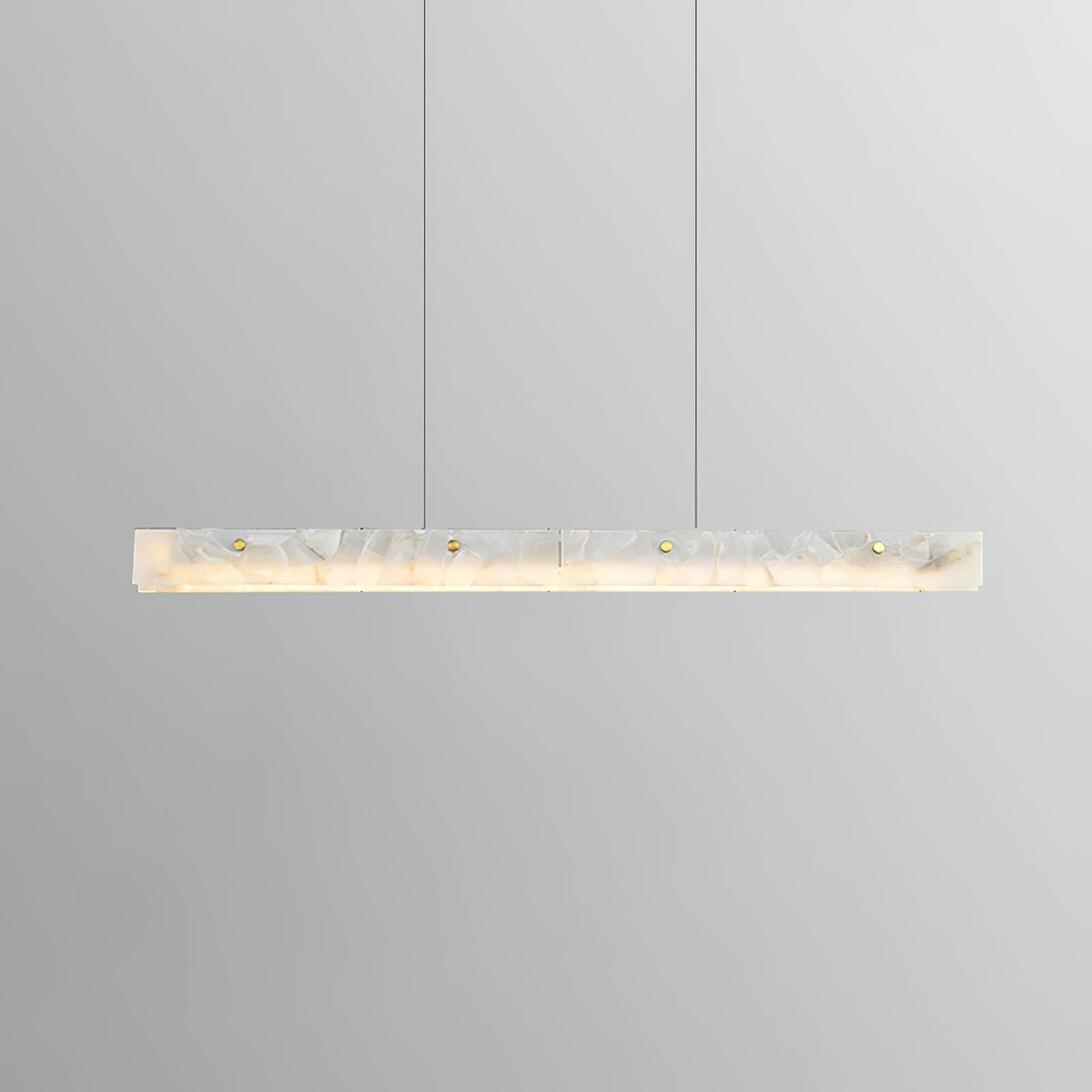 Vexor LED Modern Linear Alabaster Pendant Light