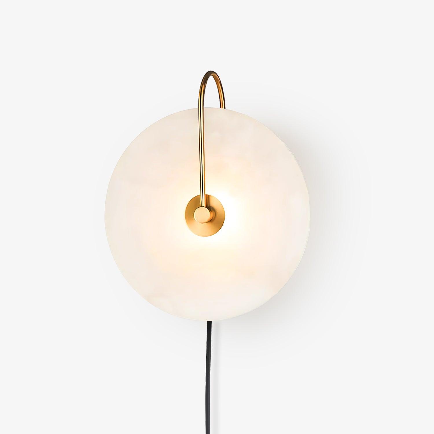 Ceraeyra Alabaster Globe Wall Light - Neutral Decor