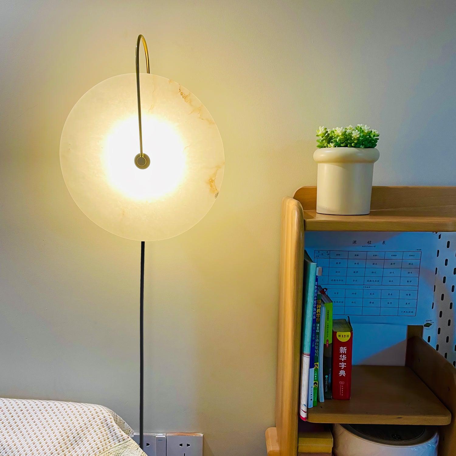 Ceraeyra Alabaster Globe Wall Light - Neutral Decor