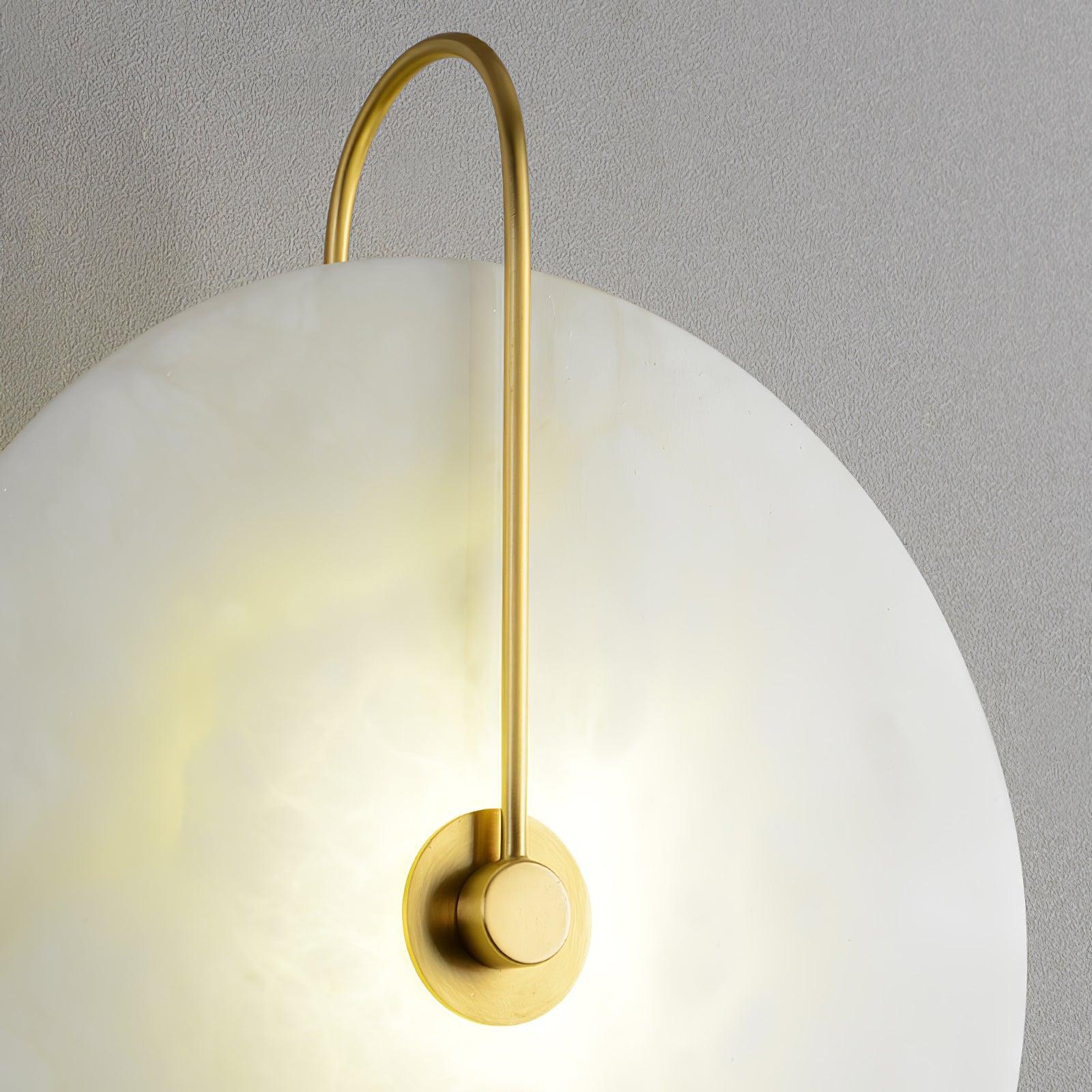 Ceraeyra Alabaster Globe Wall Light - Neutral Decor